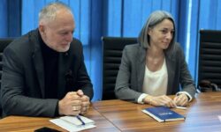 Sastanak zamjenice šefice misije IOM u BiH Blanche Picarello i direktora SPS Žarka Lakete