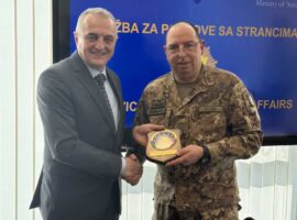 Posjeta predstavnika EUFOR-a Službi za poslove sa strancima