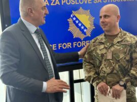 Posjeta predstavnika EUFOR-a Službi za poslove sa strancima